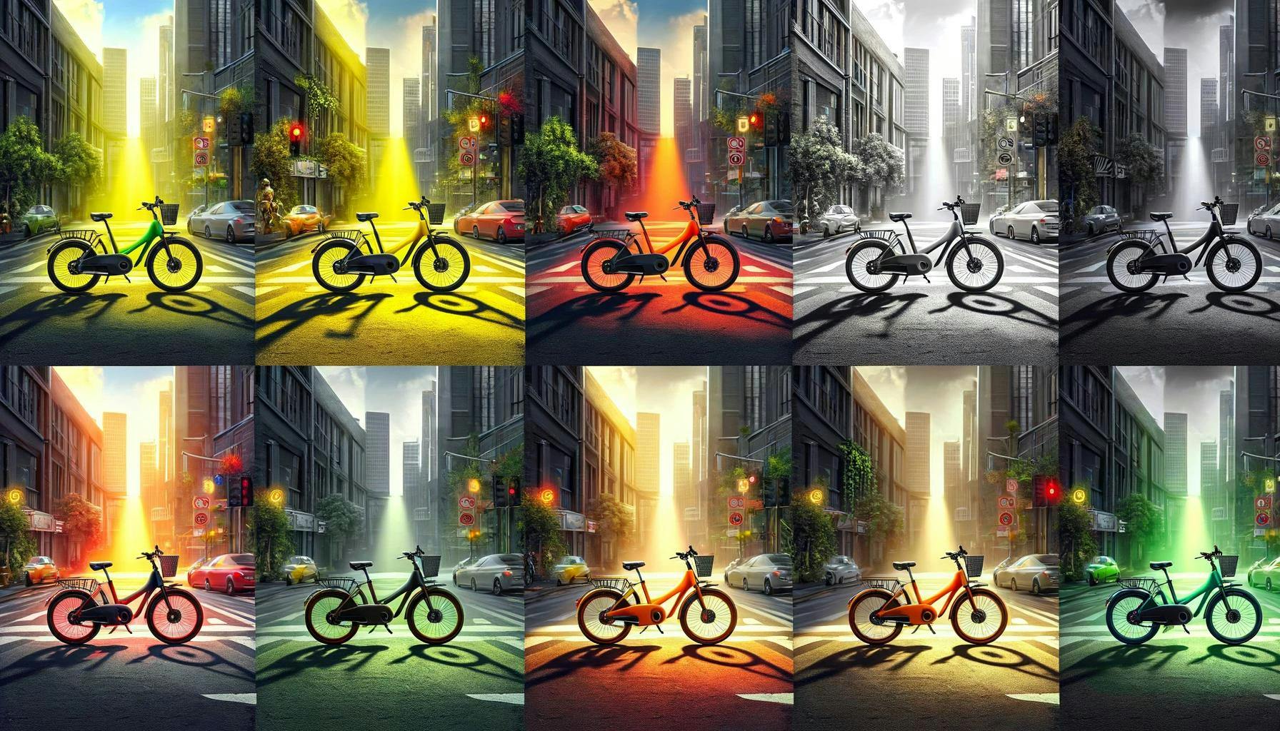 What is the safest e-bike color?