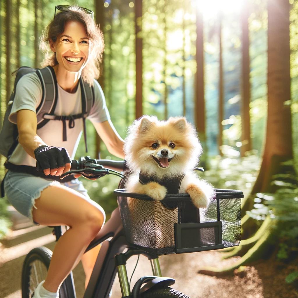 Big Adventures, Little Paws: E-Biking with Your Small Dog